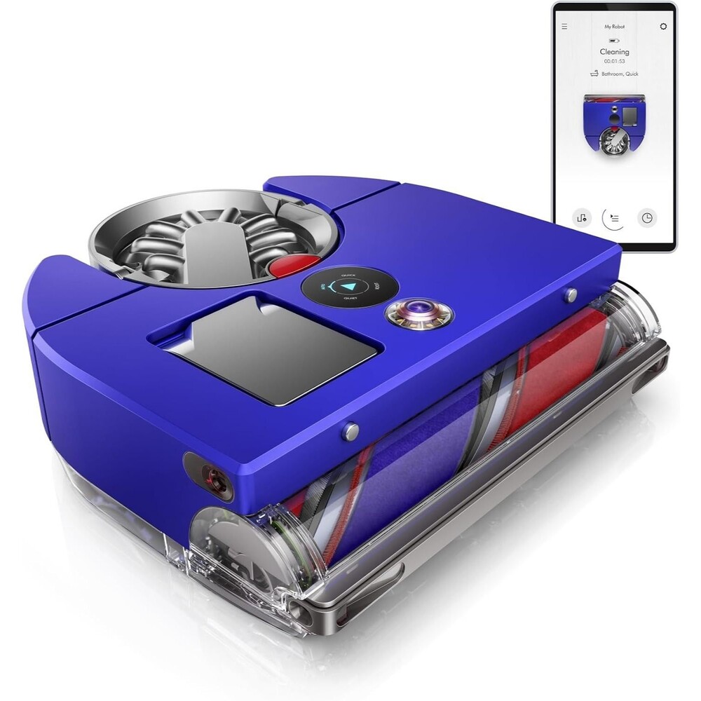 Dyson 360 Vis Nav Robot Vacuum — Powerful 2× Suction, 360° Vision Mapping, HEPA